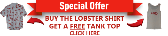 lobster shirt promotion